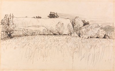 Champs de Blé avec Grange, Shoreham - Samuel Palmer